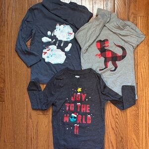 Boys 4t Christmas shirts Cat & Jack